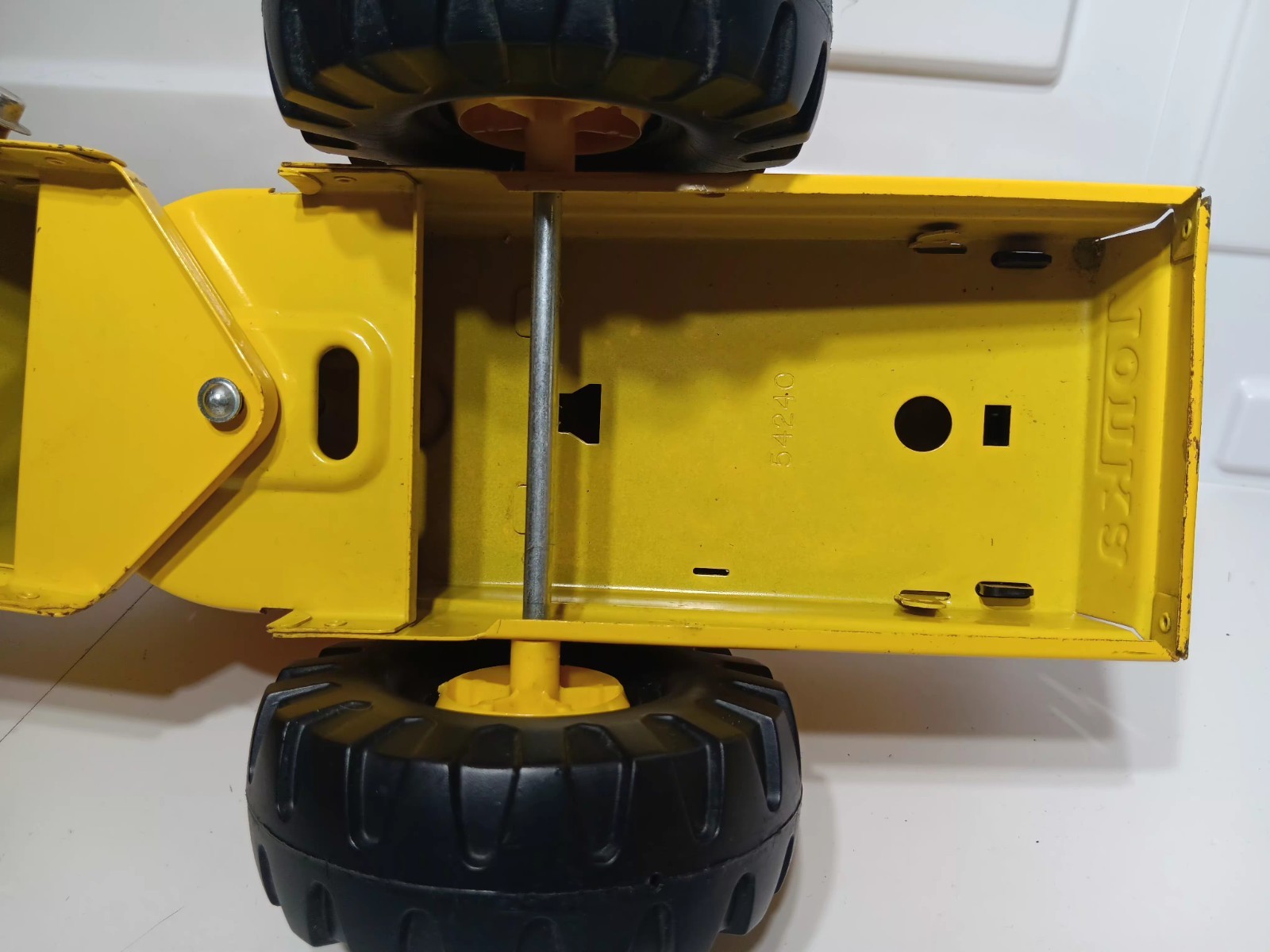 Vintage Tonka truck Turbo Diesel Steel Road Grader XMB 975 Toy 54726