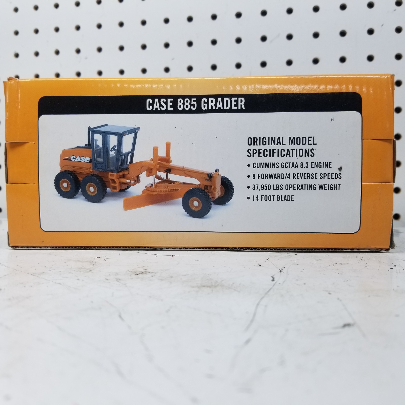 ERTL 1/50 CASE 885 GRADER Die-Cast Metal NIB