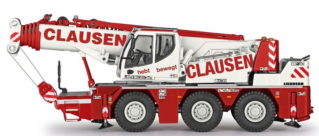 CONRAD,Self-propelled crane CLAUSEN – LIEBHERR LTC 1050-3.1, 1/50, CON2121/05