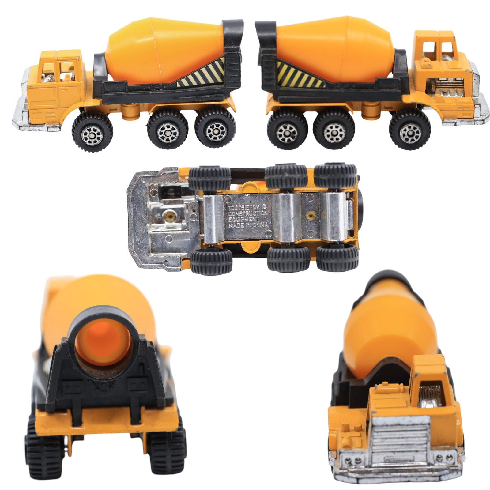 Toy Tonka Diecast Construction Trucks 1/64 Vintage 1990s [Lot of 5]