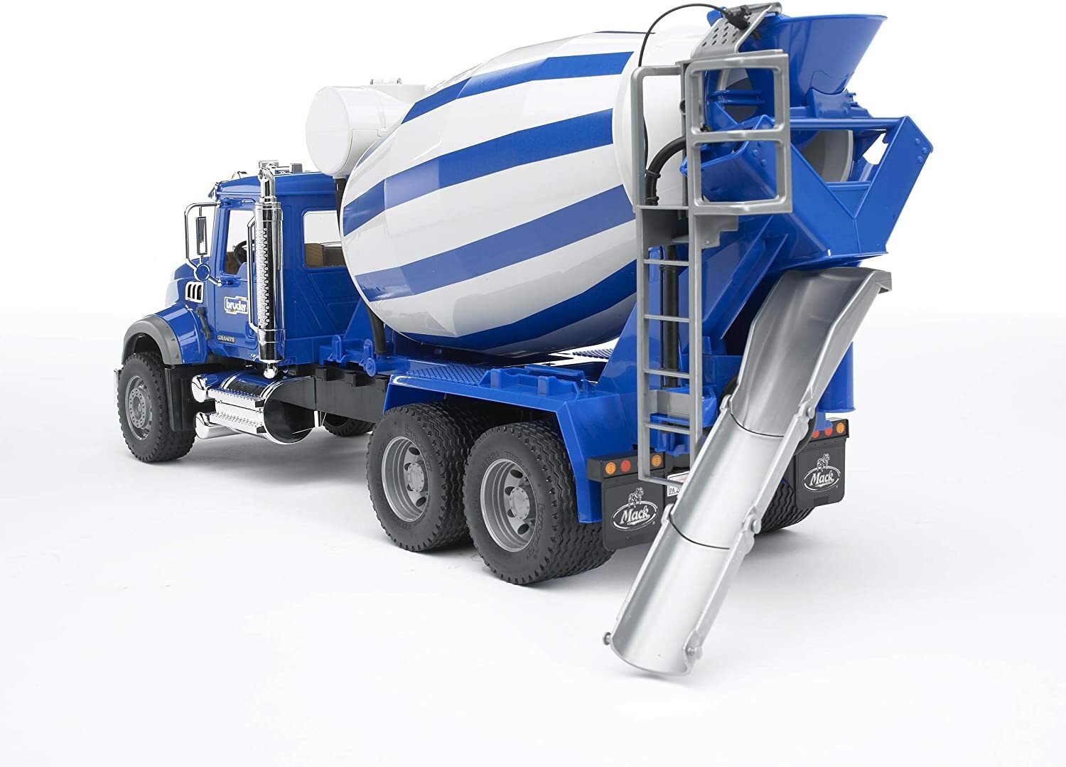 NEW Bruder 02814 Mack Granite Cement Mixer Truck Toy Construction Vehicle