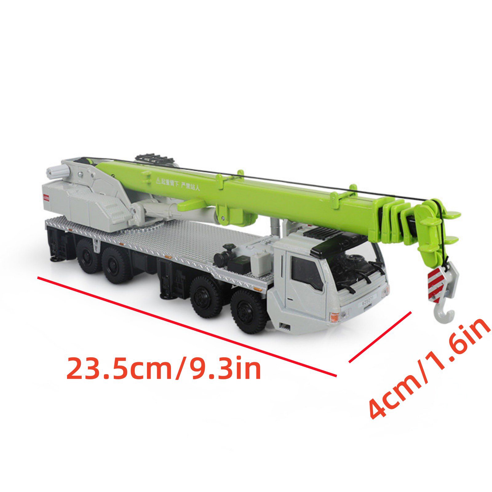 Alloy 1/55 Scale Machinery Lift Crane Truck Vehicle Finished Model Collection