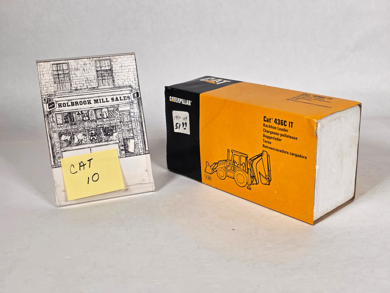 NZG No. 429/1 No. 430 • Caterpillar • CAT 436C IT Backhoe Loader • 1:50 Scale