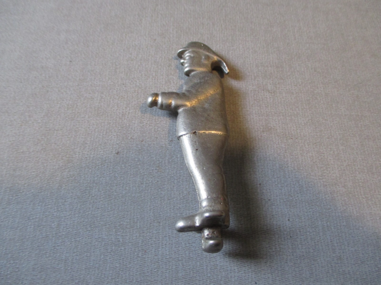 1930- HUBLEY CAST IRON HUBER STEAM ROLLER- 100% ORG- HIGH GRADE ANTIQUE TOY 7.5″