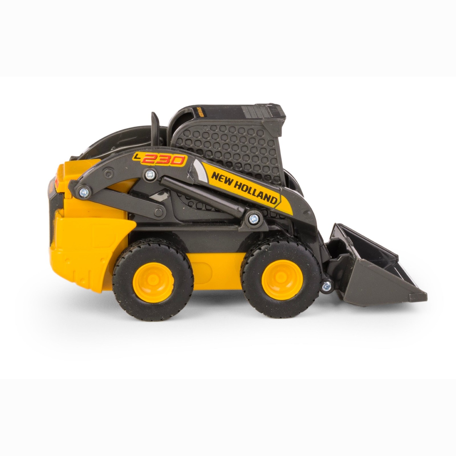 NEW RAY NEW HOLLAND L228 MINILOADER YELLOW DIE CAST MODEL NEW IN BOX 11cm