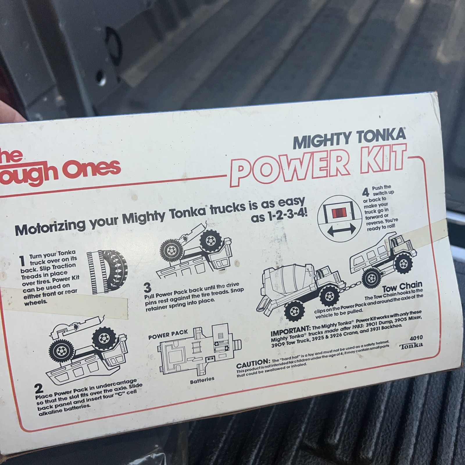 Mighty Tonka Power Kit #4010 Vintage New in Box c1988 unused