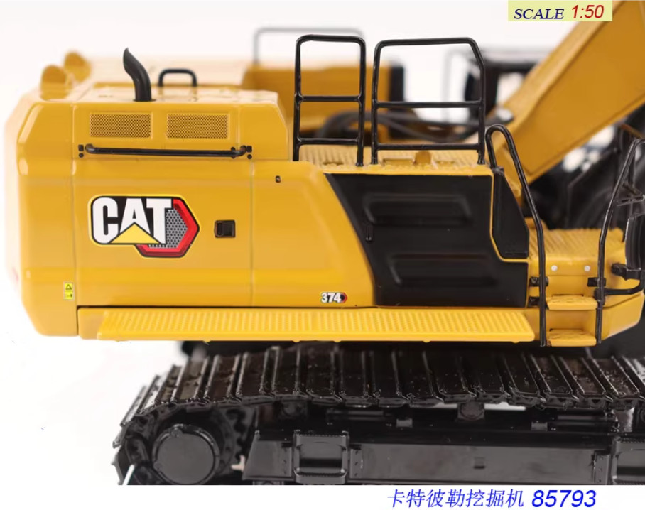 1:50 DM Cat 374 Next Generation Hydraulic Excavator Machinery Diecast Model