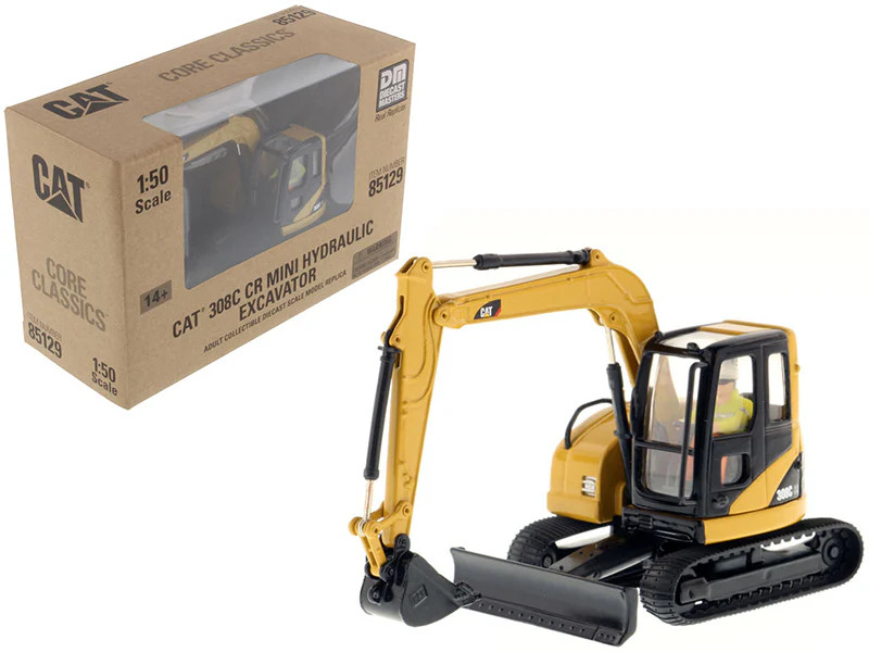 CAT Caterpillar 308C CR Excavator with Operator “Core Classics Series” 1/50 Diec