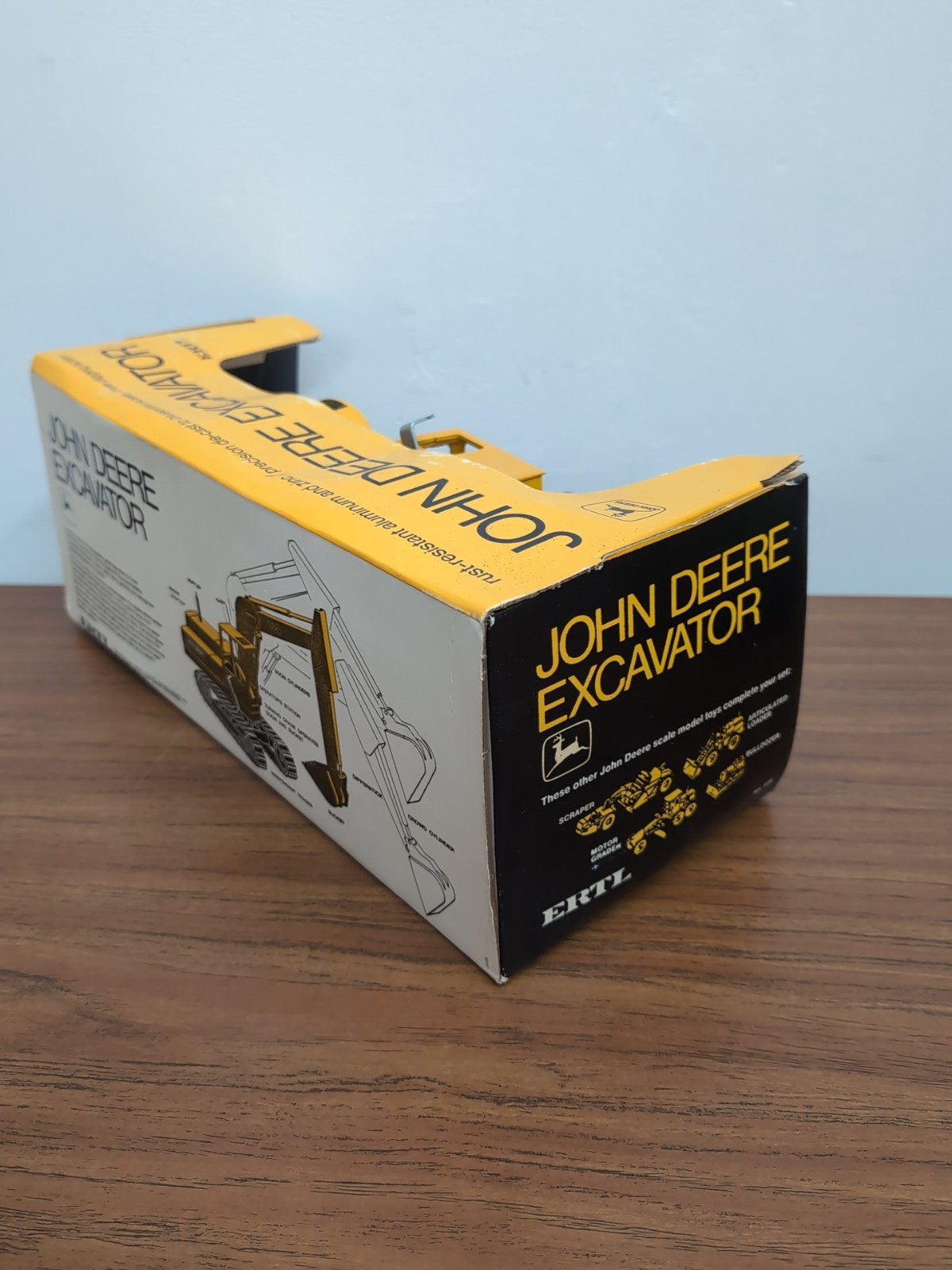 #505 Vintage Ertl 1970’s John Deere Excavator Construction Toy