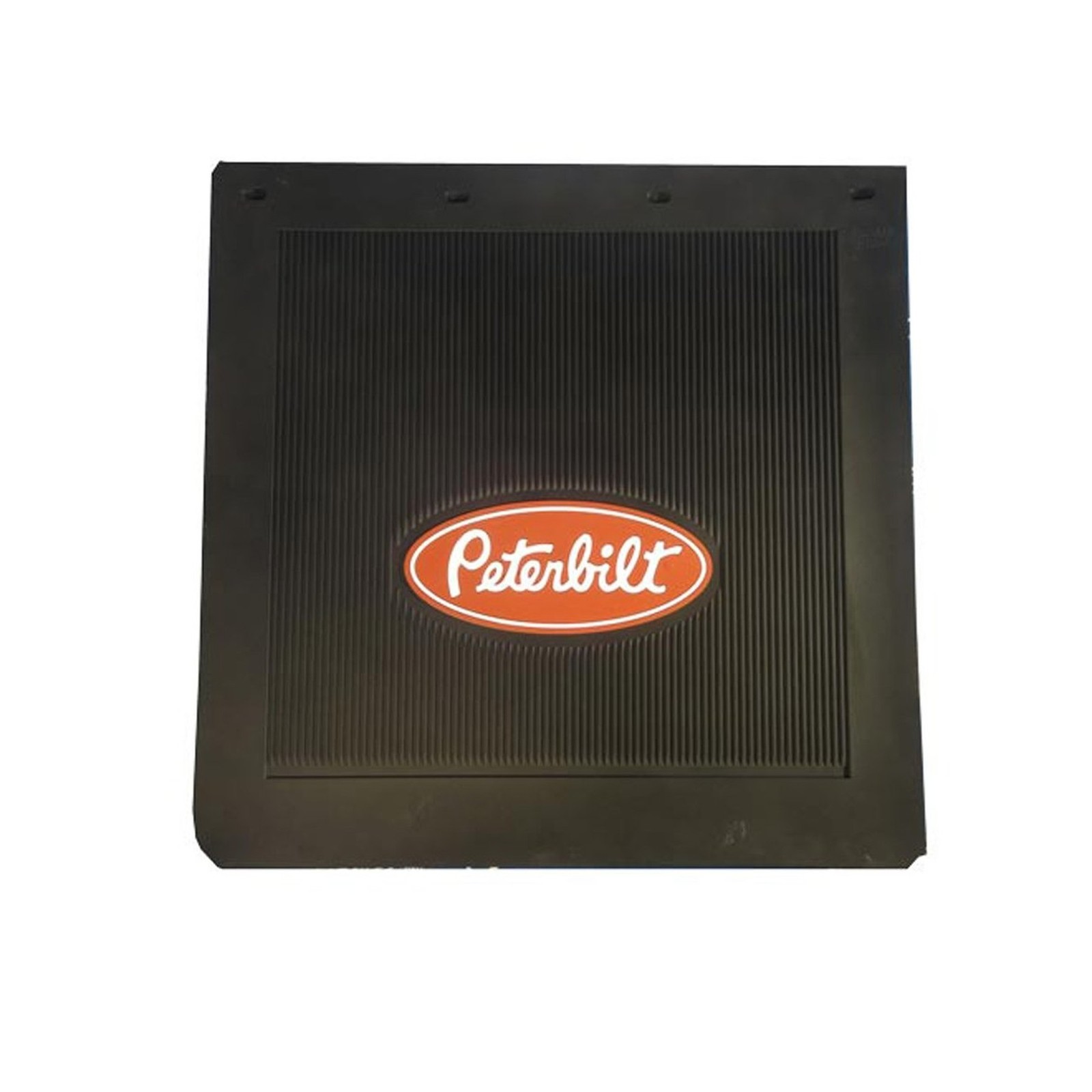 Peterbilt Motors 24″ x 24″ Heavy Duty 1/4″ Thick Rubber Black Semi Truck Mud …