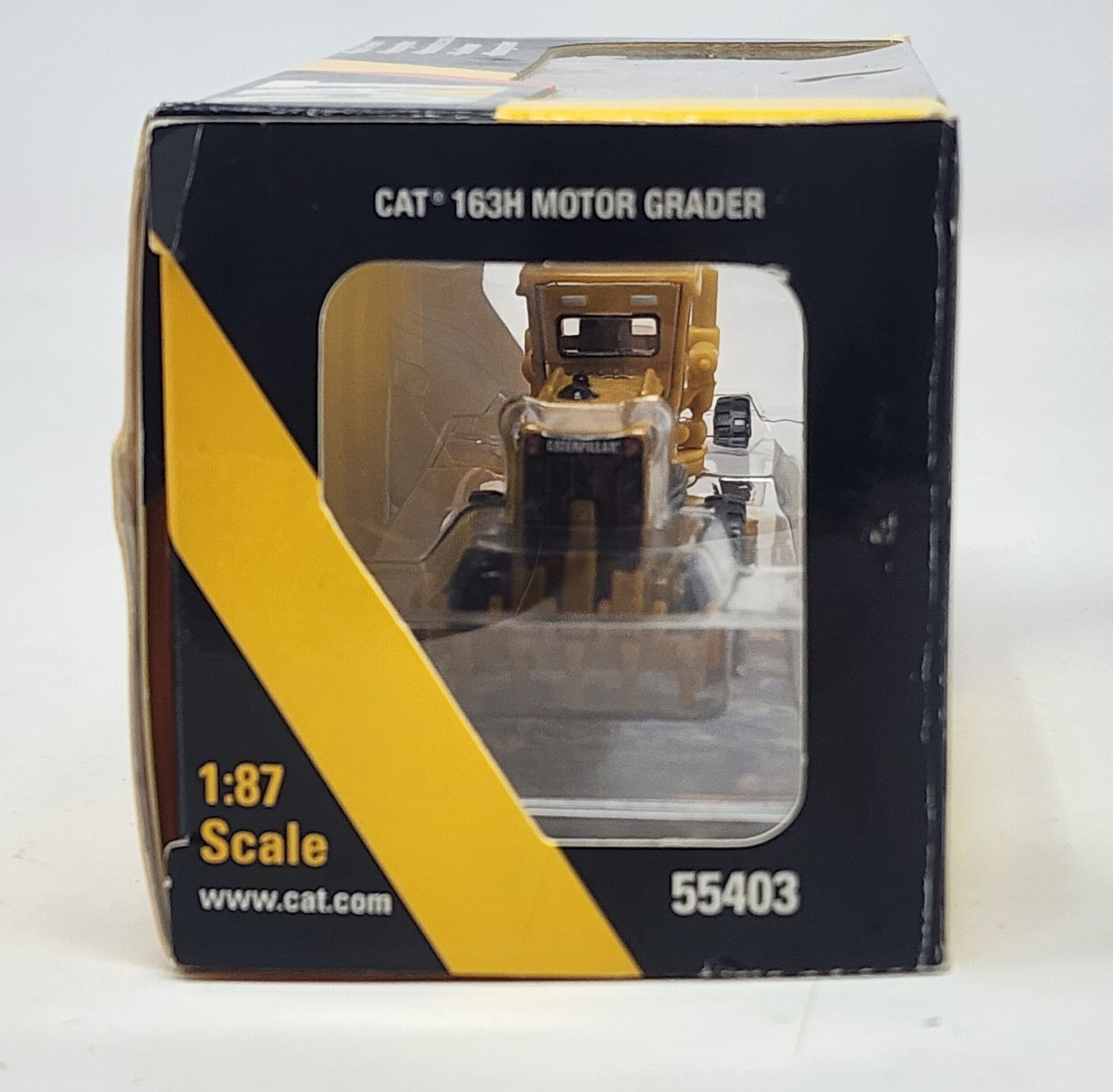 Cat 163H Motor Grader 1:87 Scale Metal Model #55403 Norscot 2008 NEW In The Box