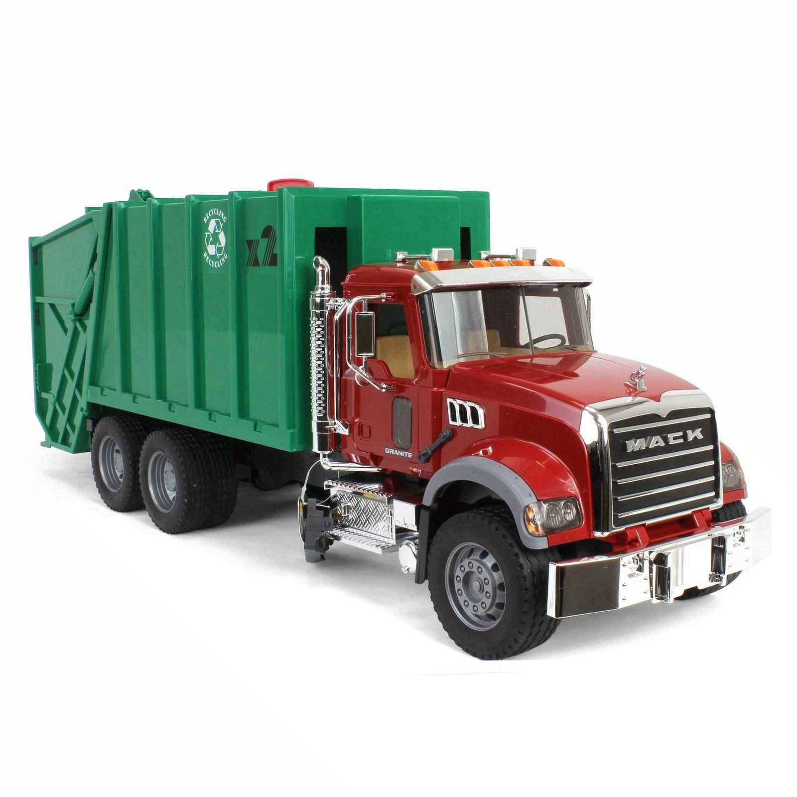 1/16th Bruder MACK Granite Rear Loading Garbage Truck 02812