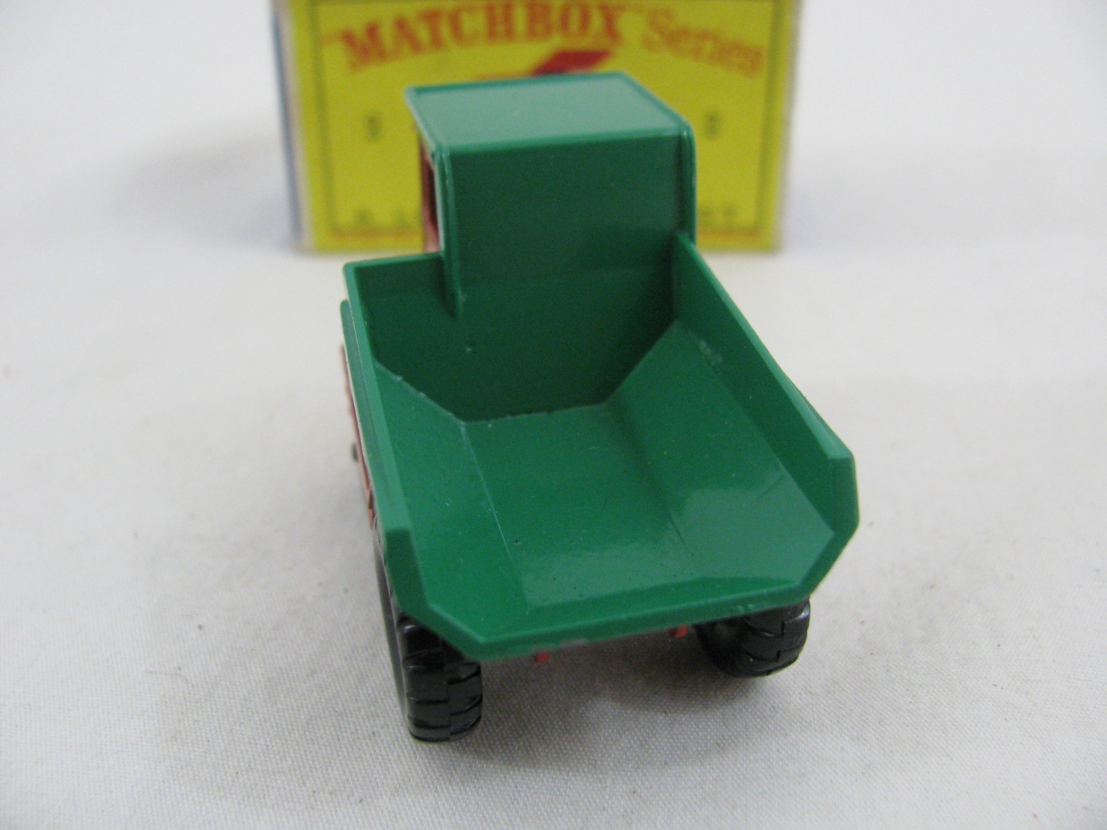 Vintage Lesney Matchbox Red & Green Laing Muir-Hill Dumper Truck w/ Box #2 New!