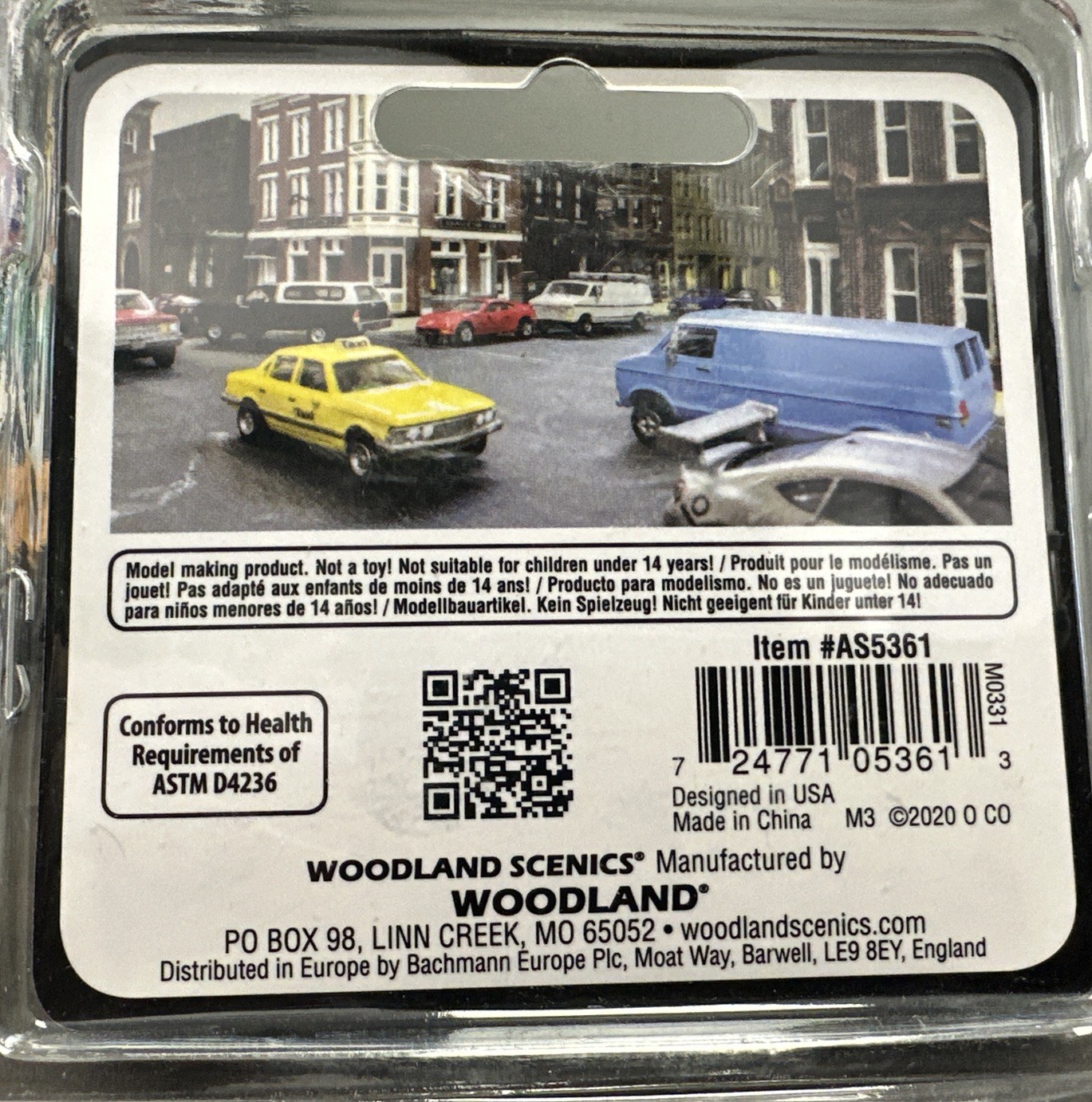 Woodland Scenics Modern Era Vehicles HO Scale AS5361 Maroon Coupe NIP