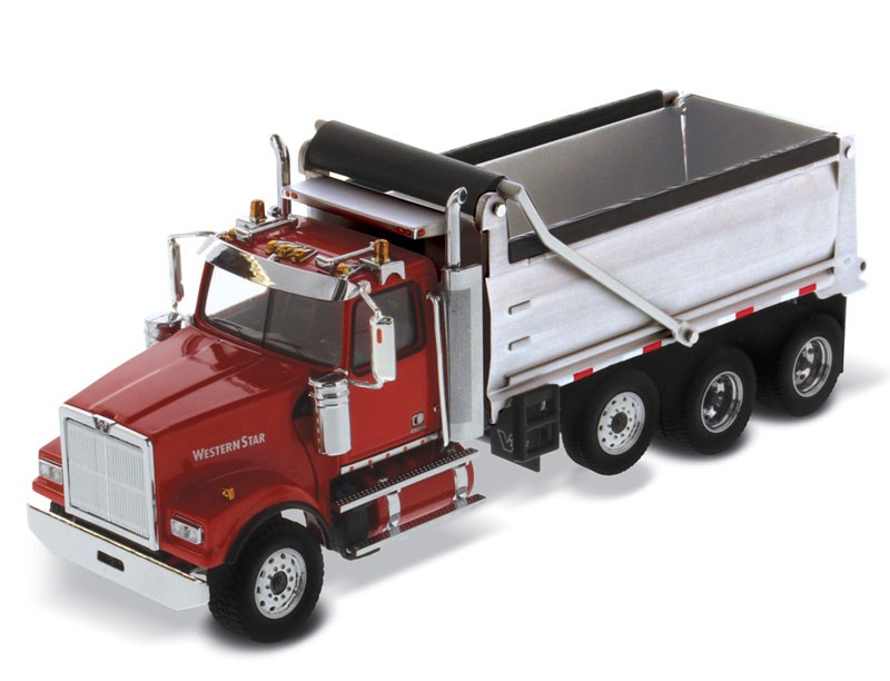 DieCast Masters 71067 1:50 Western Star 4900 SF Dump Truck w/Red Cab & Dump Body