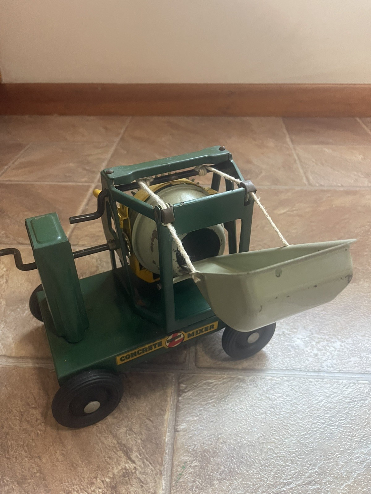 SUPER RARE Buddy L Concrete Mixer–1930s -fully articulated–100% comp. (TONKA)