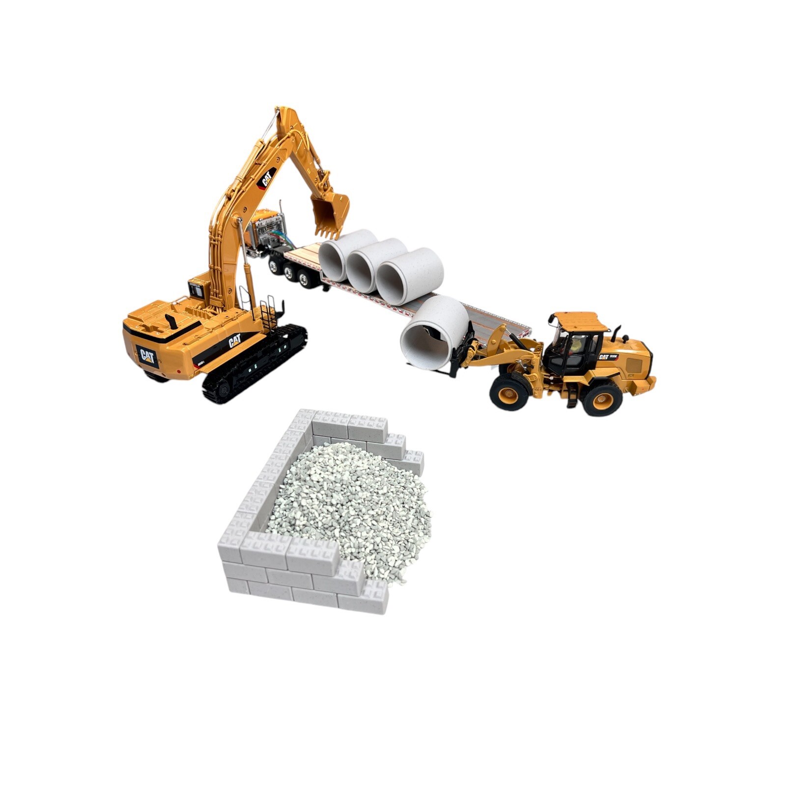 1 Set Of “Bin-Blocks” Scale Model 1/50 30 Peice Set