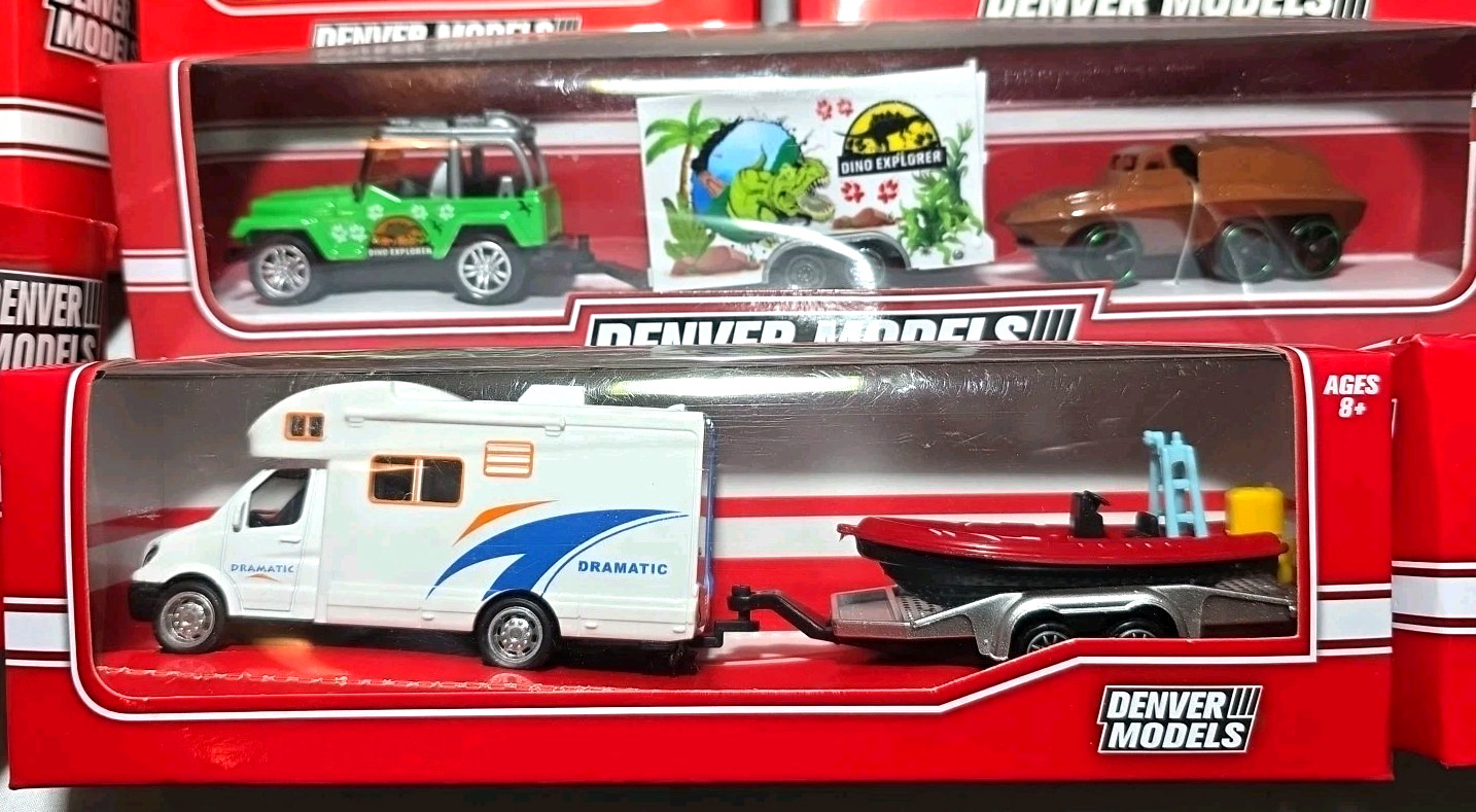 Lot of 14 Assorted Denver Models Construction, Vacationand Work Vehicles