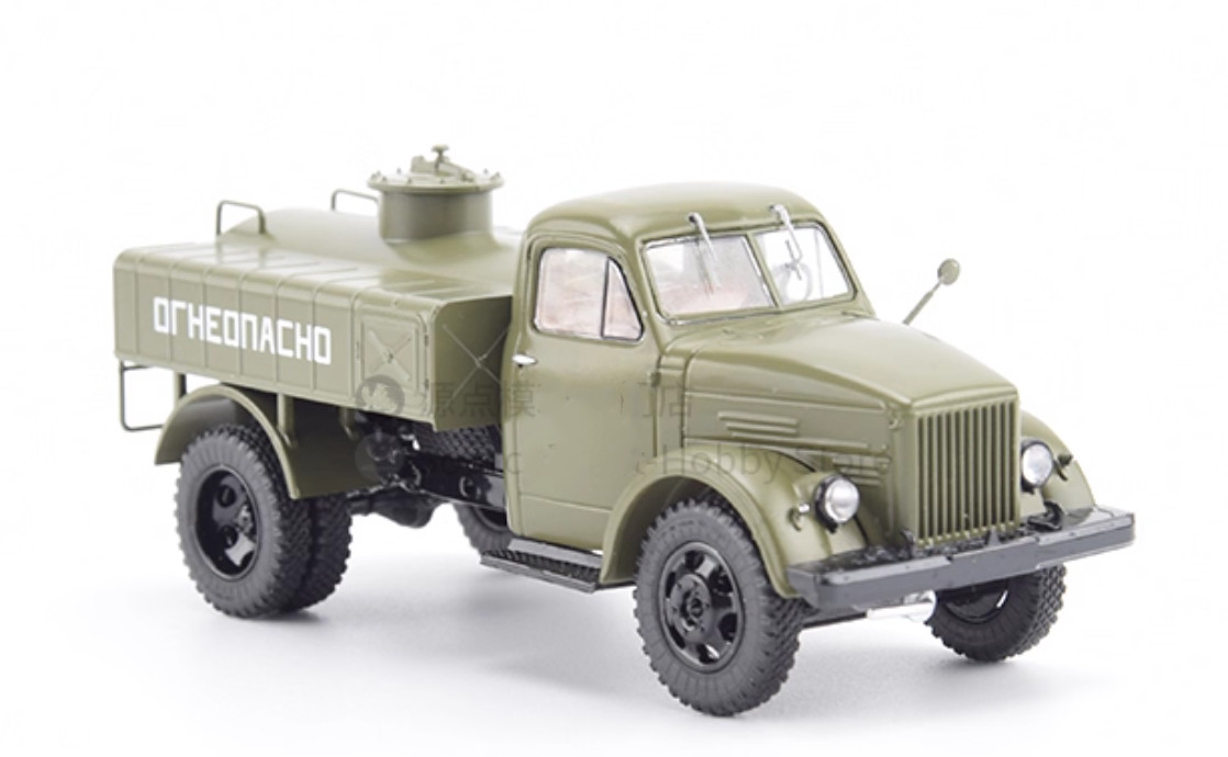 1:43 SSM MZ-3904 Mechanized Fuel Tanker of Kyrgyzstan Gaz-51 Truck Diecast Model