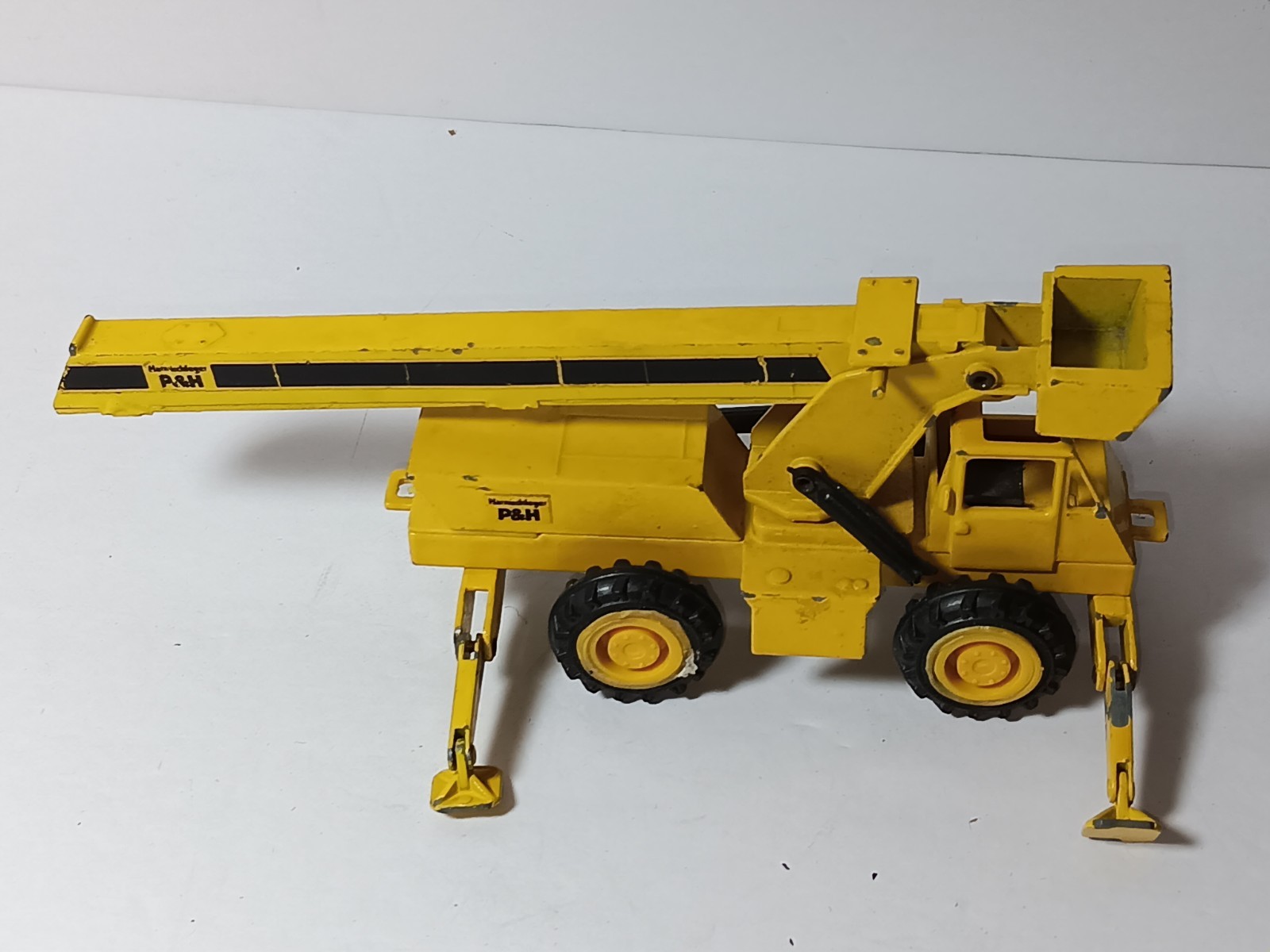 Die Cast Rough Terrain Crane P&H 266, 1/50 Scale West Germany Harnischfeger