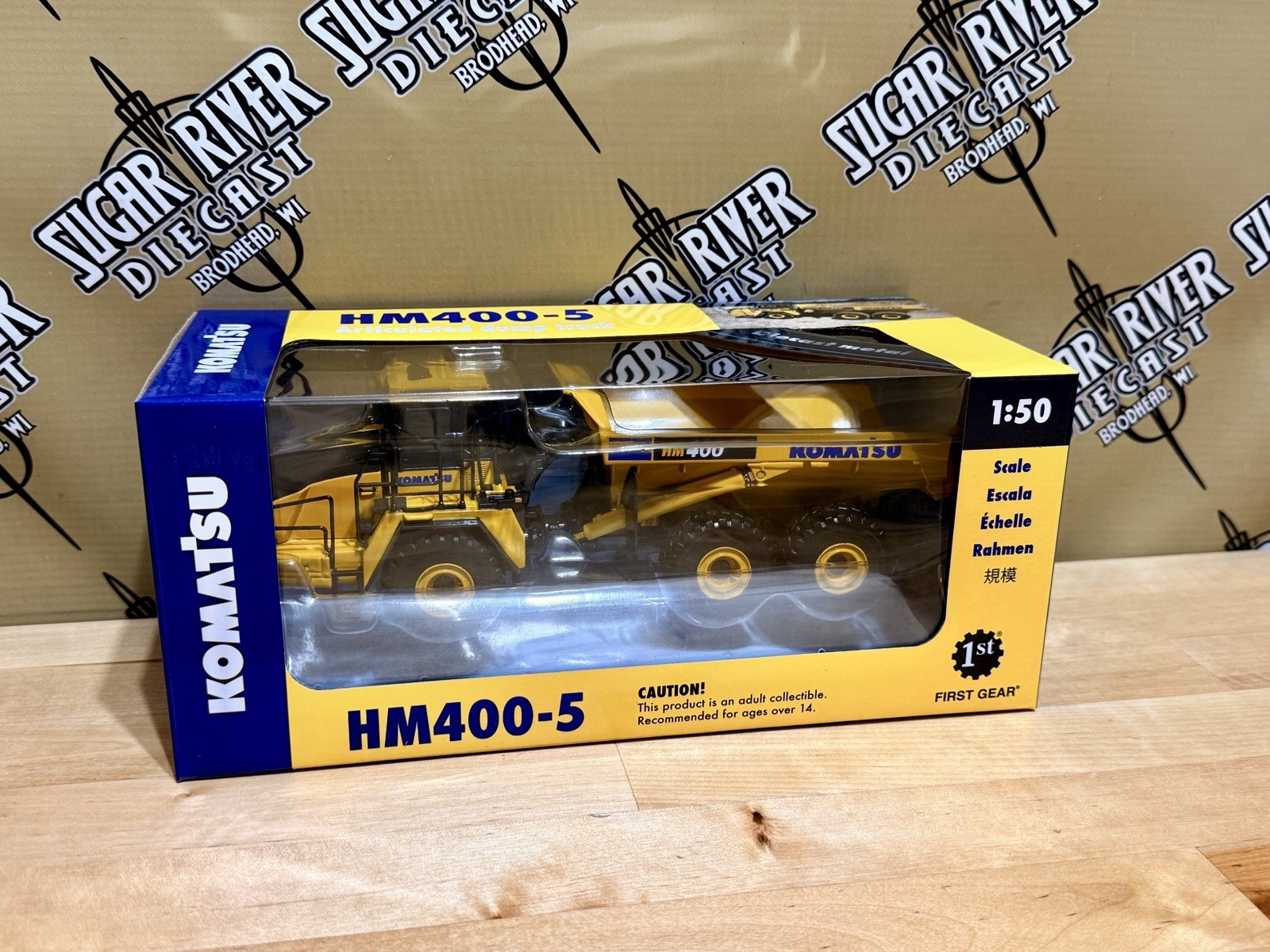 1:50 Komatsu HM400-5 Articulated Dump Truck First Gear Farm Toy