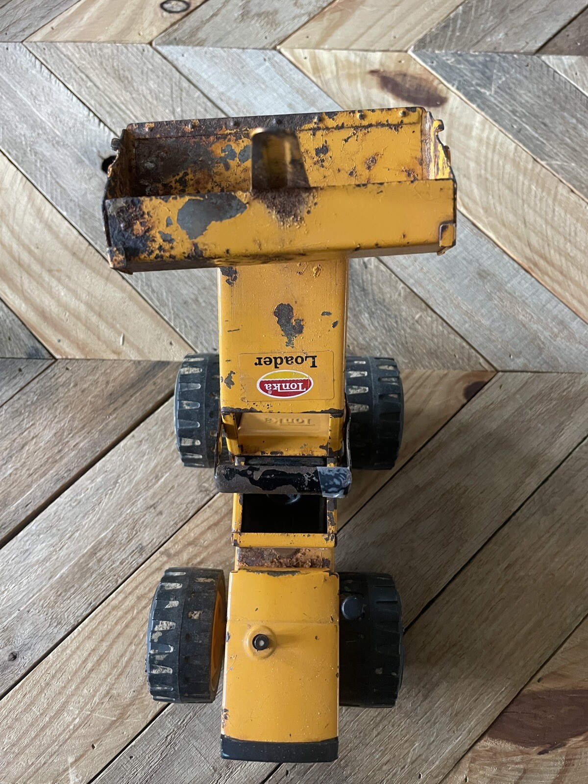 Vintage 70’s Tonka Front End Loader Pressed Steel XR-101 Tires Made In USA