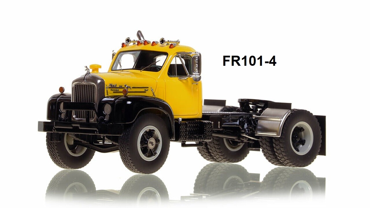 Fire Replicas 101-4 Mack B-61 Single Axle Tractor Yellow / Black 10%off MSR $229