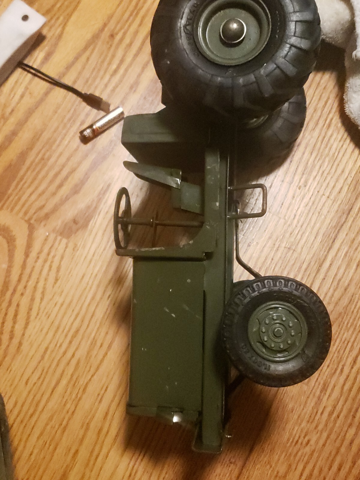 Charles Wm Doepke Metal Toy Euclid THE PIONEER Earth Mover & Tractor Green