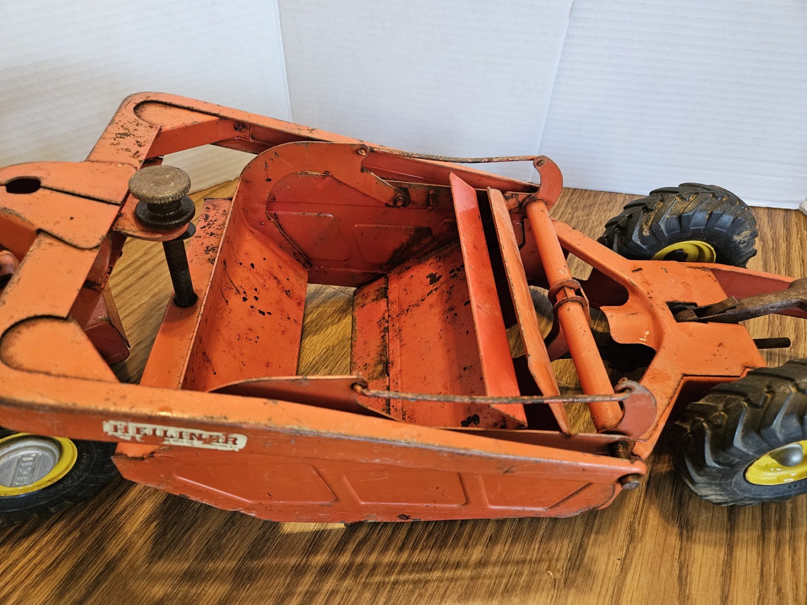 Vintage 1950’s Doepke Heiliner 28″ Pressed Steel Earth Mover Road Scraper Grader