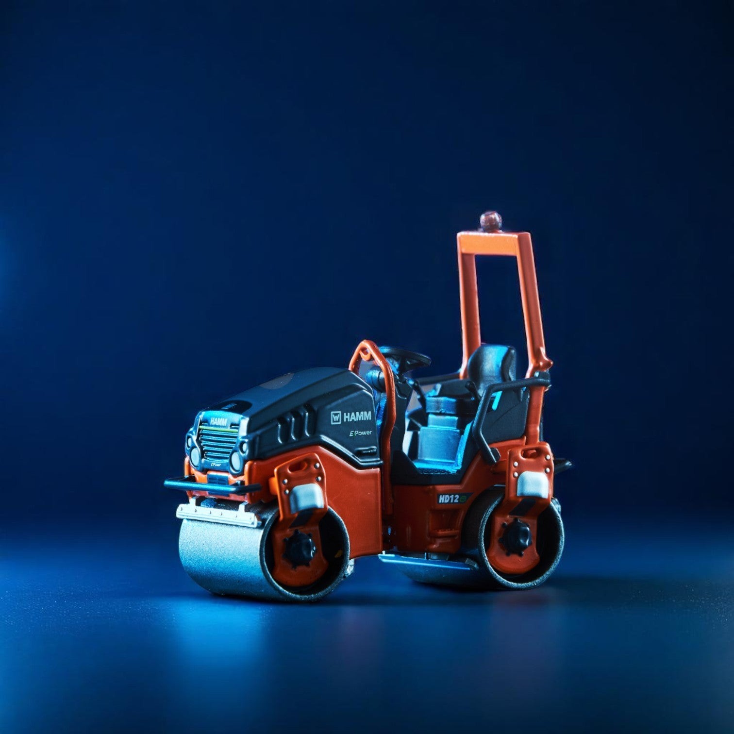 Hamm HD12e VV Smooth Roller Compactor – NZG 1:50 Scale Diecast Model #1087 New
