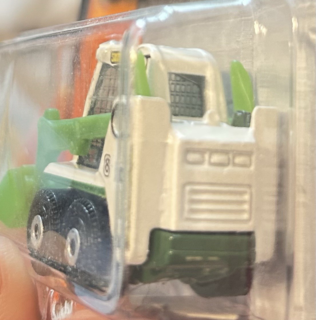 Matchbox MBX Construction Skidster Loader 1:64 Diecast Green White Black
