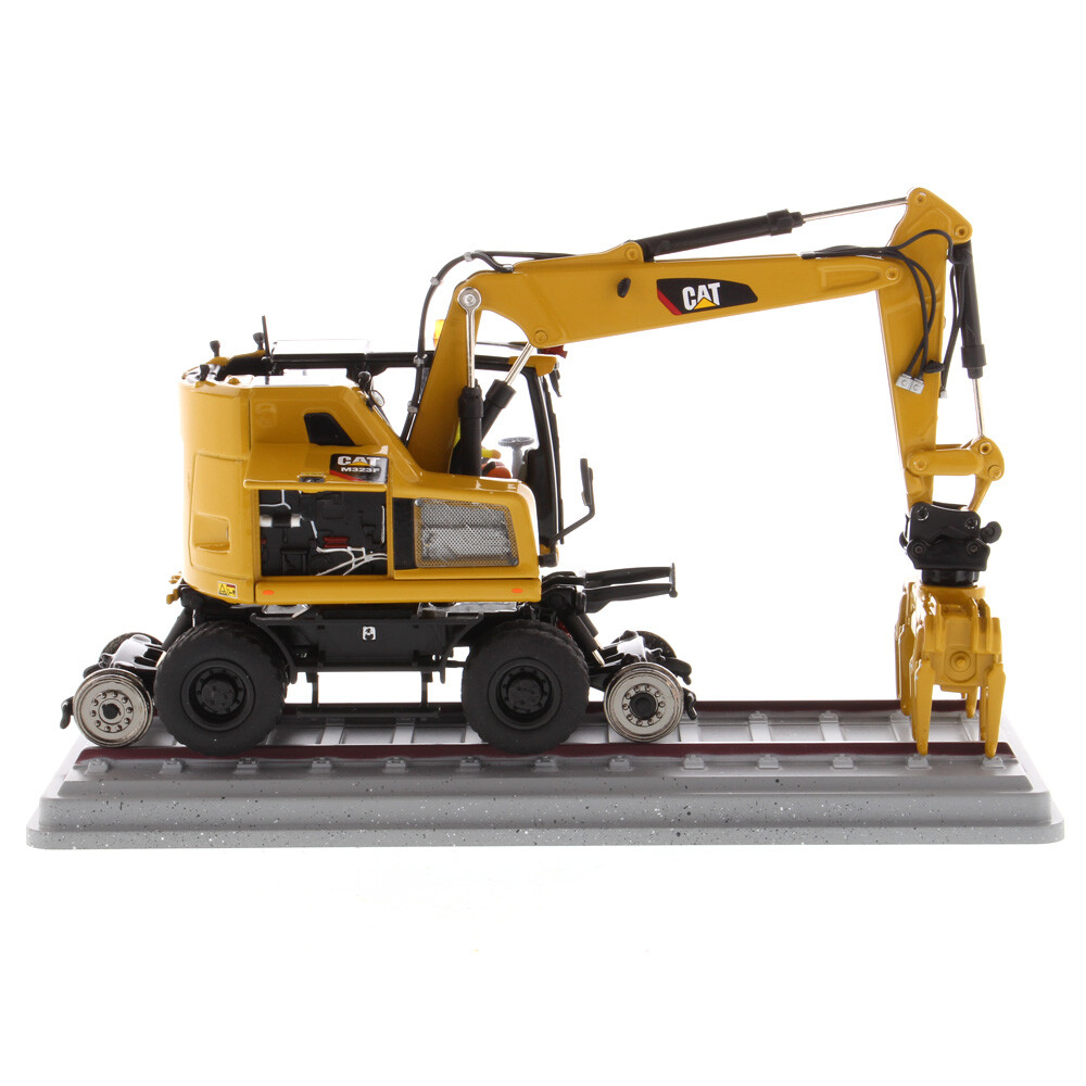 Caterpillar | 1:50 | SAFETY YELLOW | CAT 323F Railroad Excavator | # CAT 85661