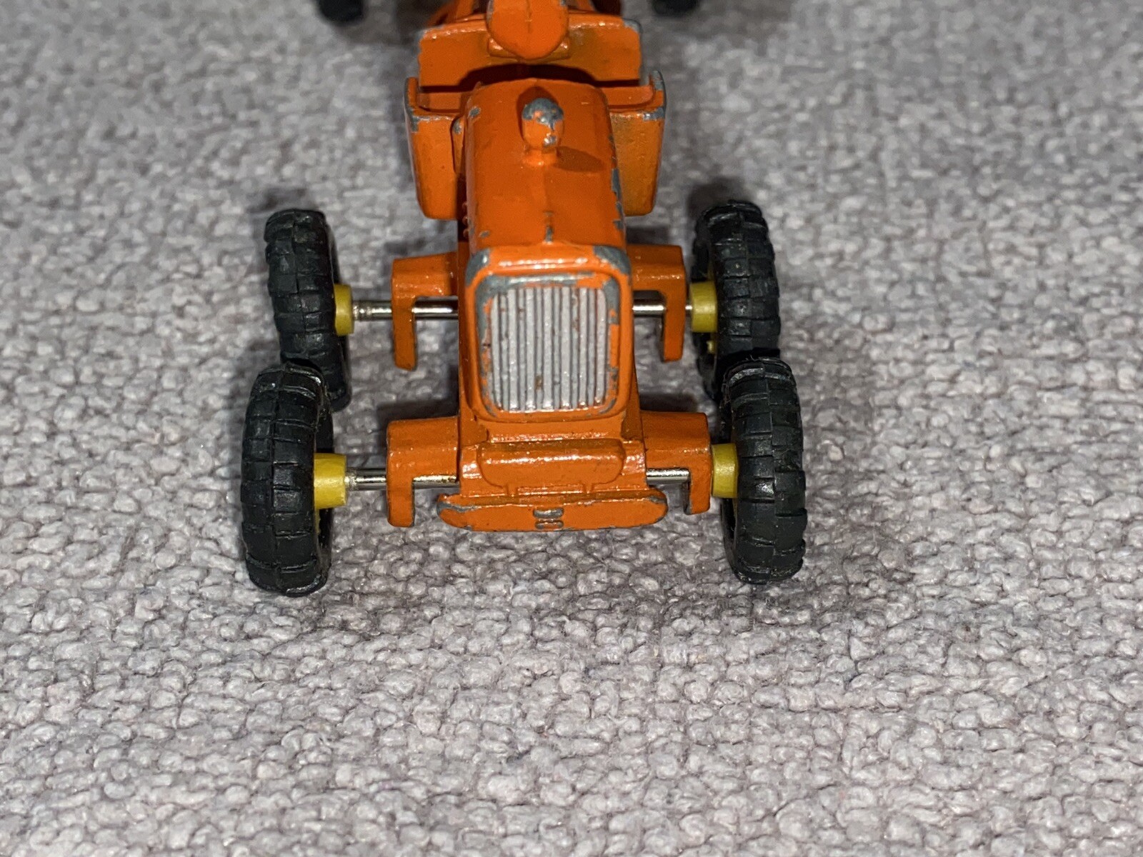 Vintage Zylmex 8102 Orange Motor Road Grader Hong Kong & EUCLID R-40 Dinky toys