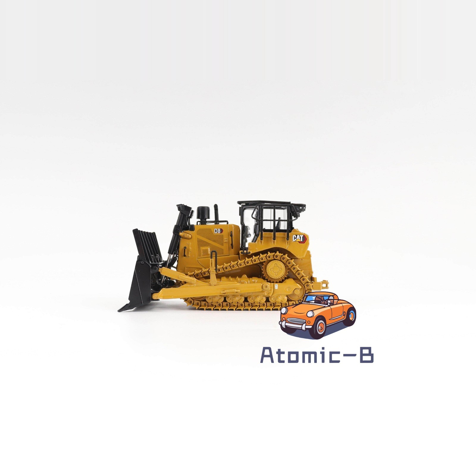 DM 1:50 CAT D8 Dozer Caterpillar tracked bulldozer alloy vehicle model 85758
