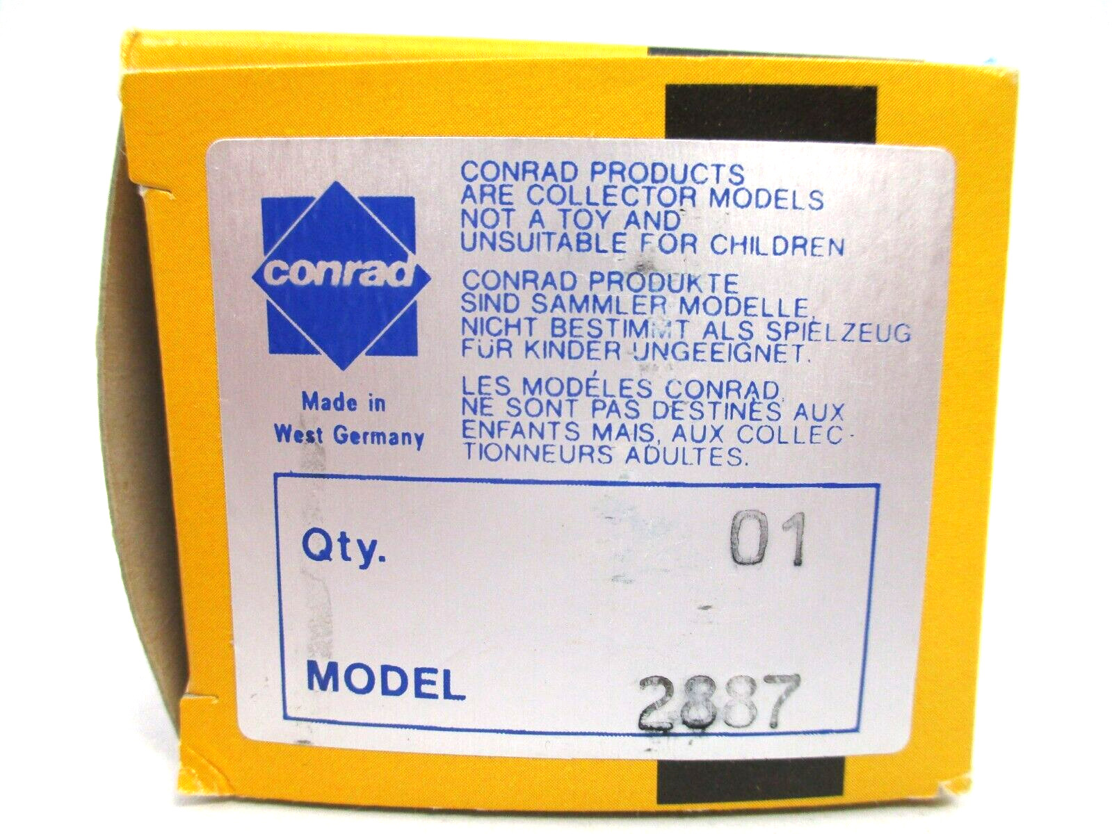 CONRAD – LIEBHERR L 531 WHEEL LOADER – 1/50 DIECAST