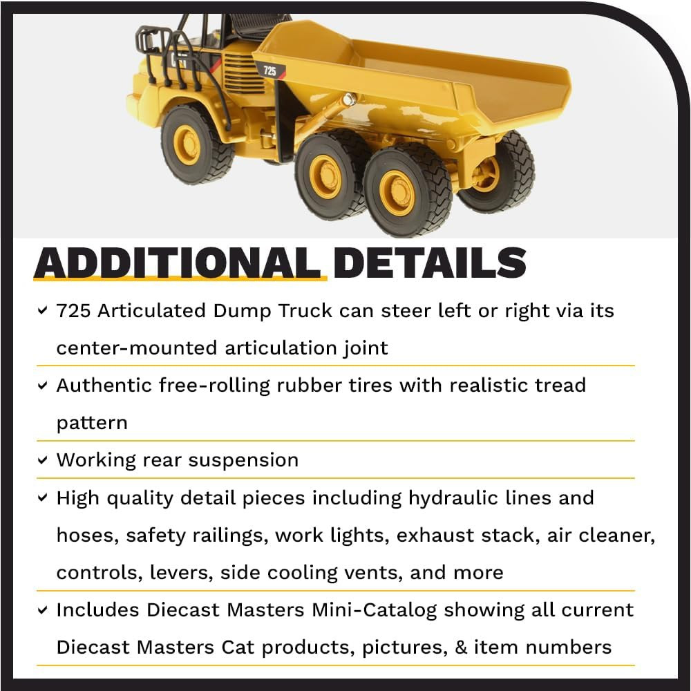 Caterpillar 725 Articulated Truck Core Classics Series Vehicle