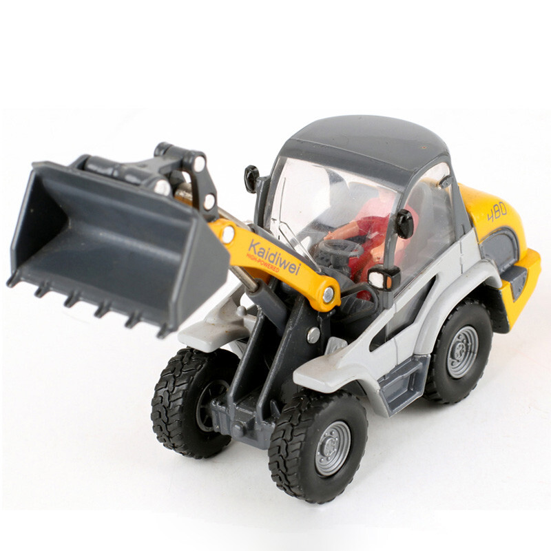 Diecast Compact Wheel Loader 1:50 Scale Construction Vehicle Model Collectible