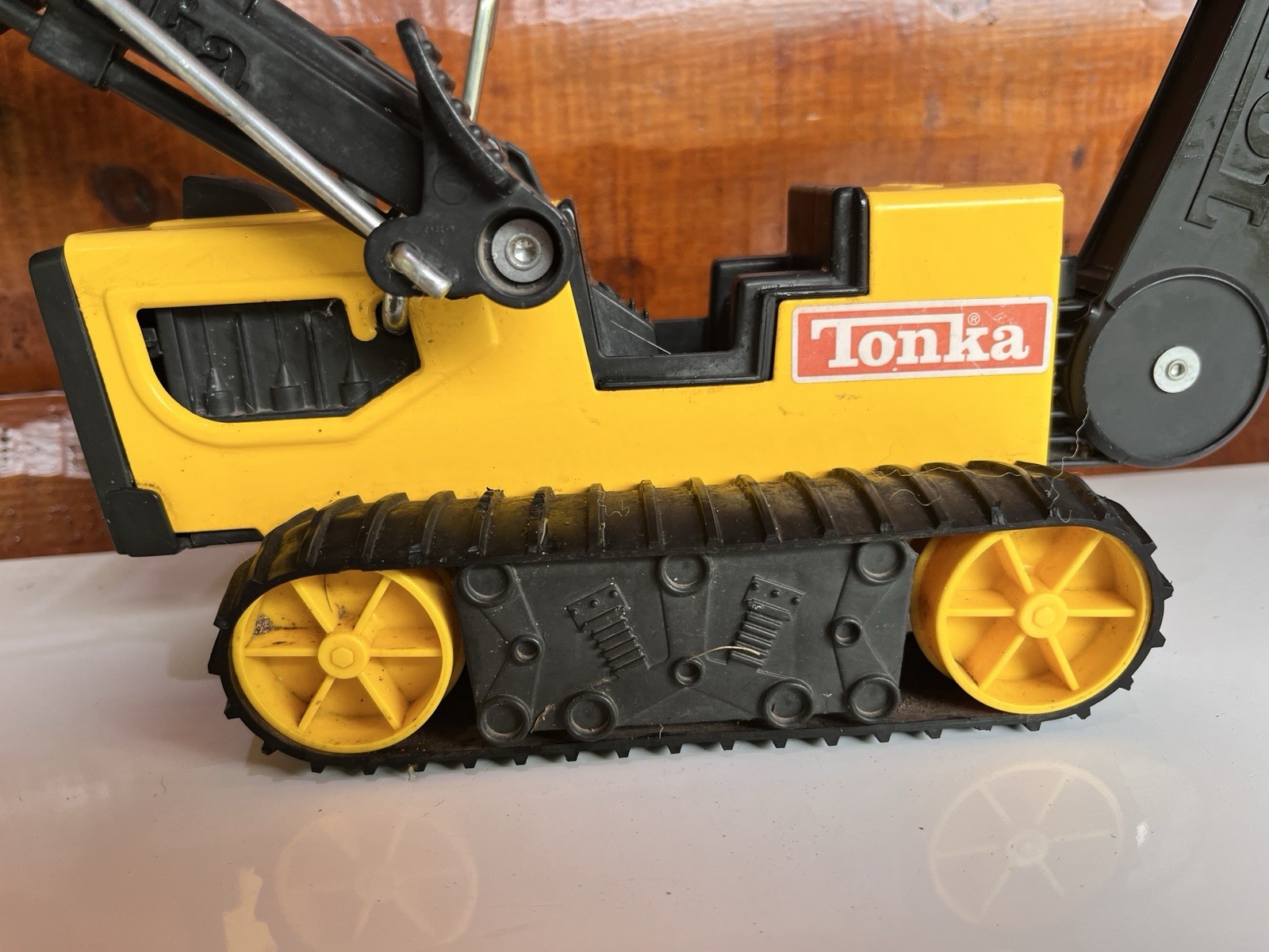 TONKA Hasbro 2012 Backhoe Front End Loader Construction Truck Die-cast 92534