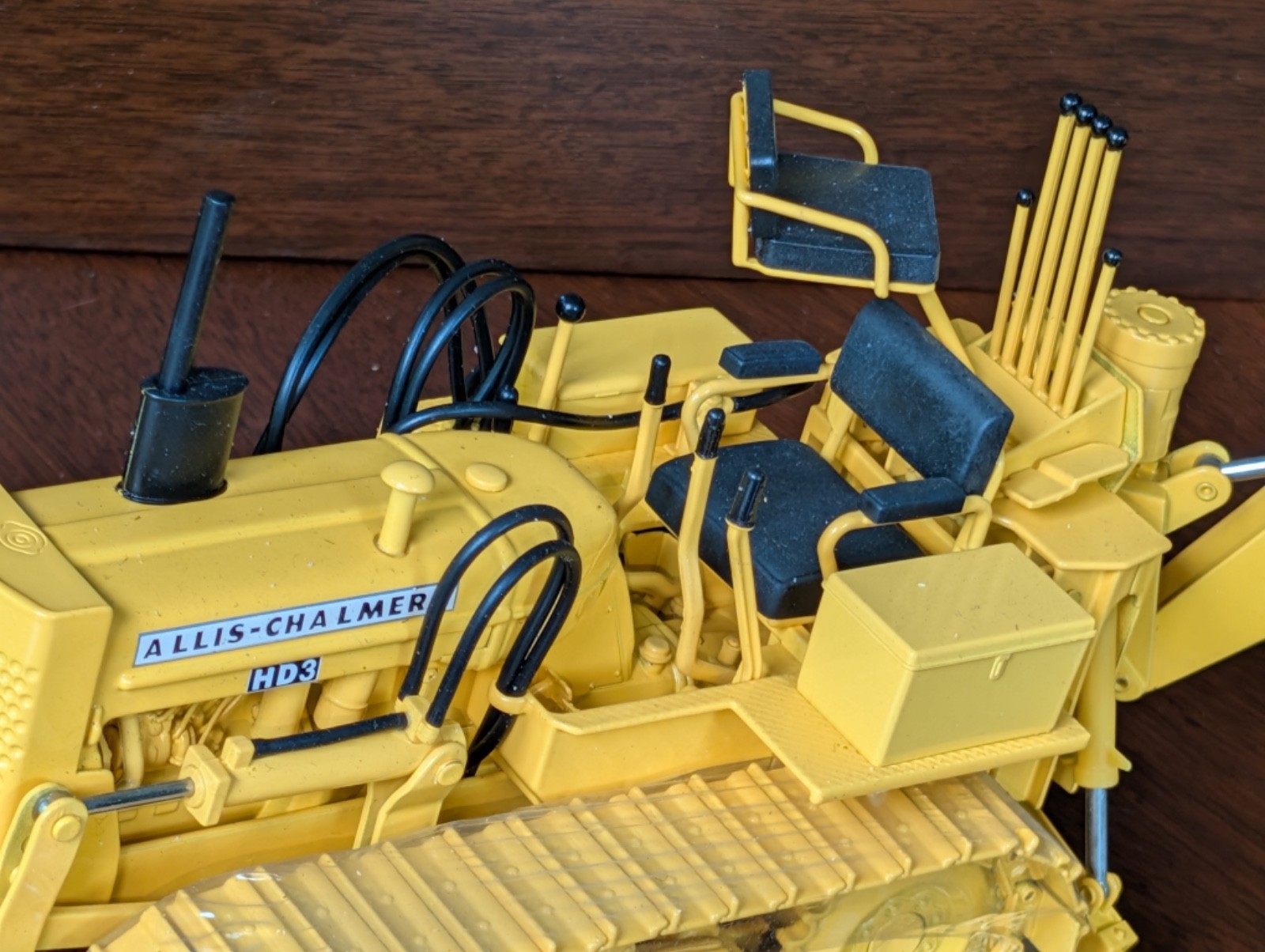 NOS Allis-Chalmers HD-3 Crawler Industrial 60 Backhoe & Blade SpecCast 1/16