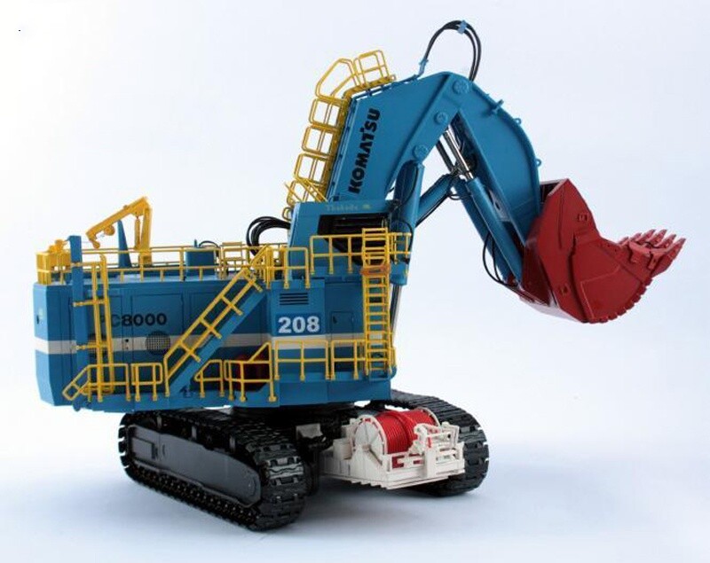 1:50 BYMO PC8000-6 Electric Shovel “Jwaneng” Excavator Equipment Diecast Model