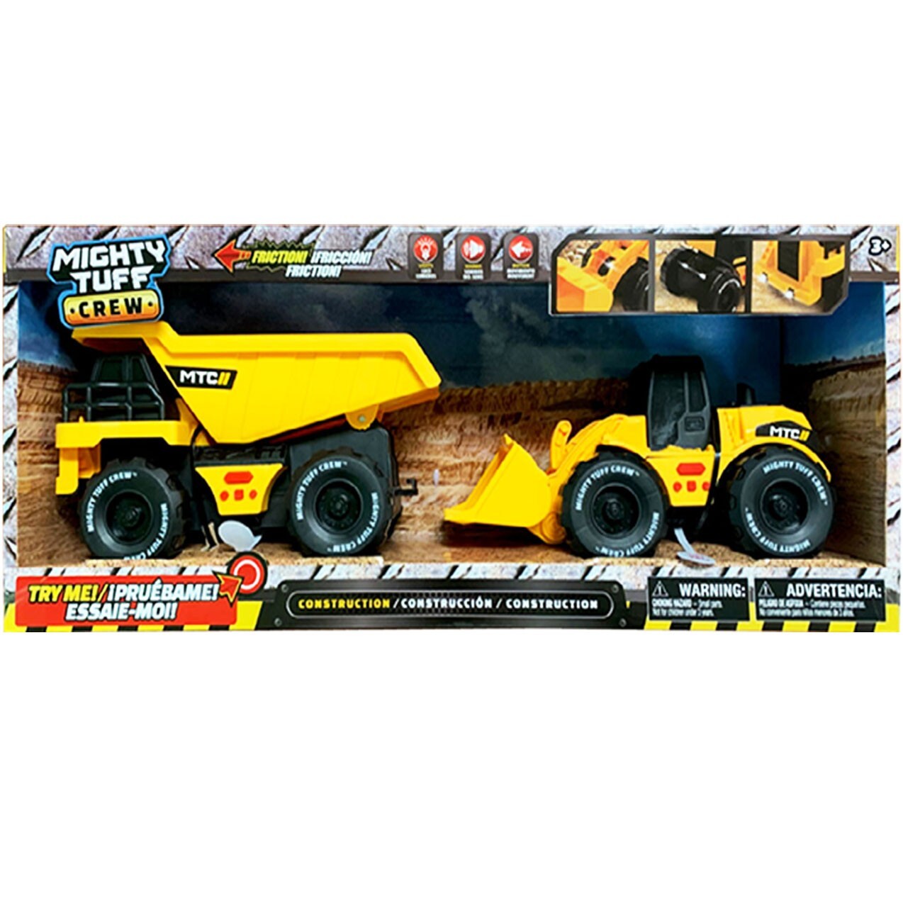Jamn Products Mighty Tuff Crew Powere LG Vehicles Light & sound 1 pack w/2 Asst.
