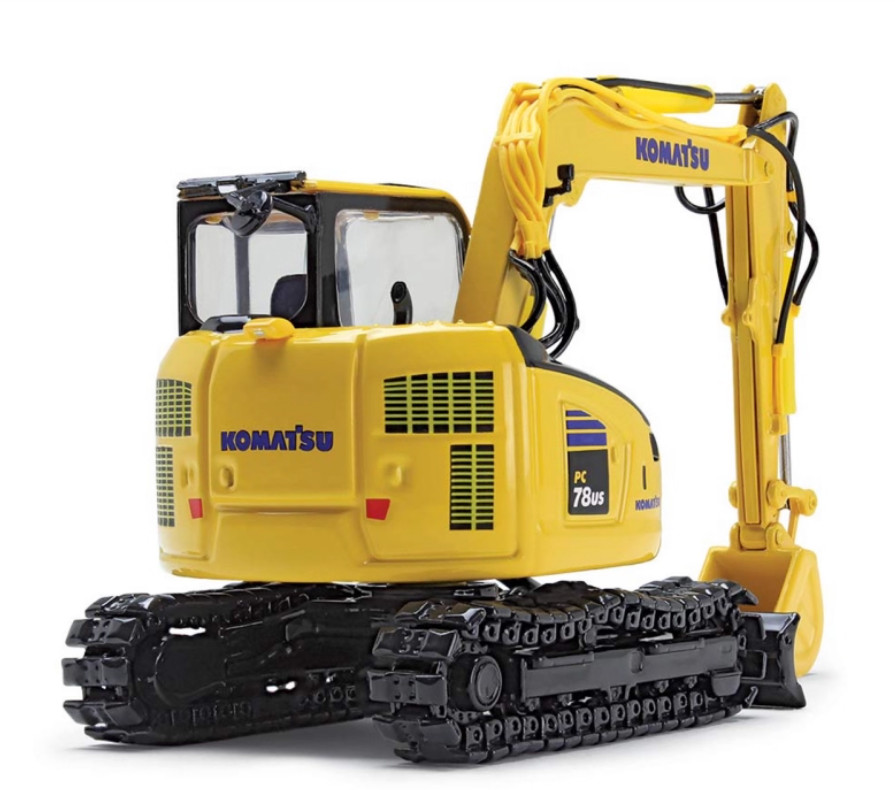 1:50 First Gear KOMATSU PC78US-11 Excavator Construction Machine Diecast Model