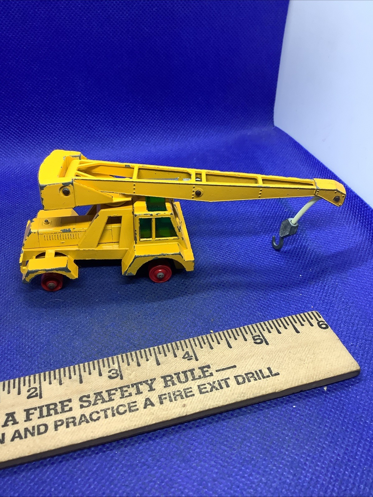 MATCHBOX TAYLOR JUMBO CRANE #14, Needs Tires