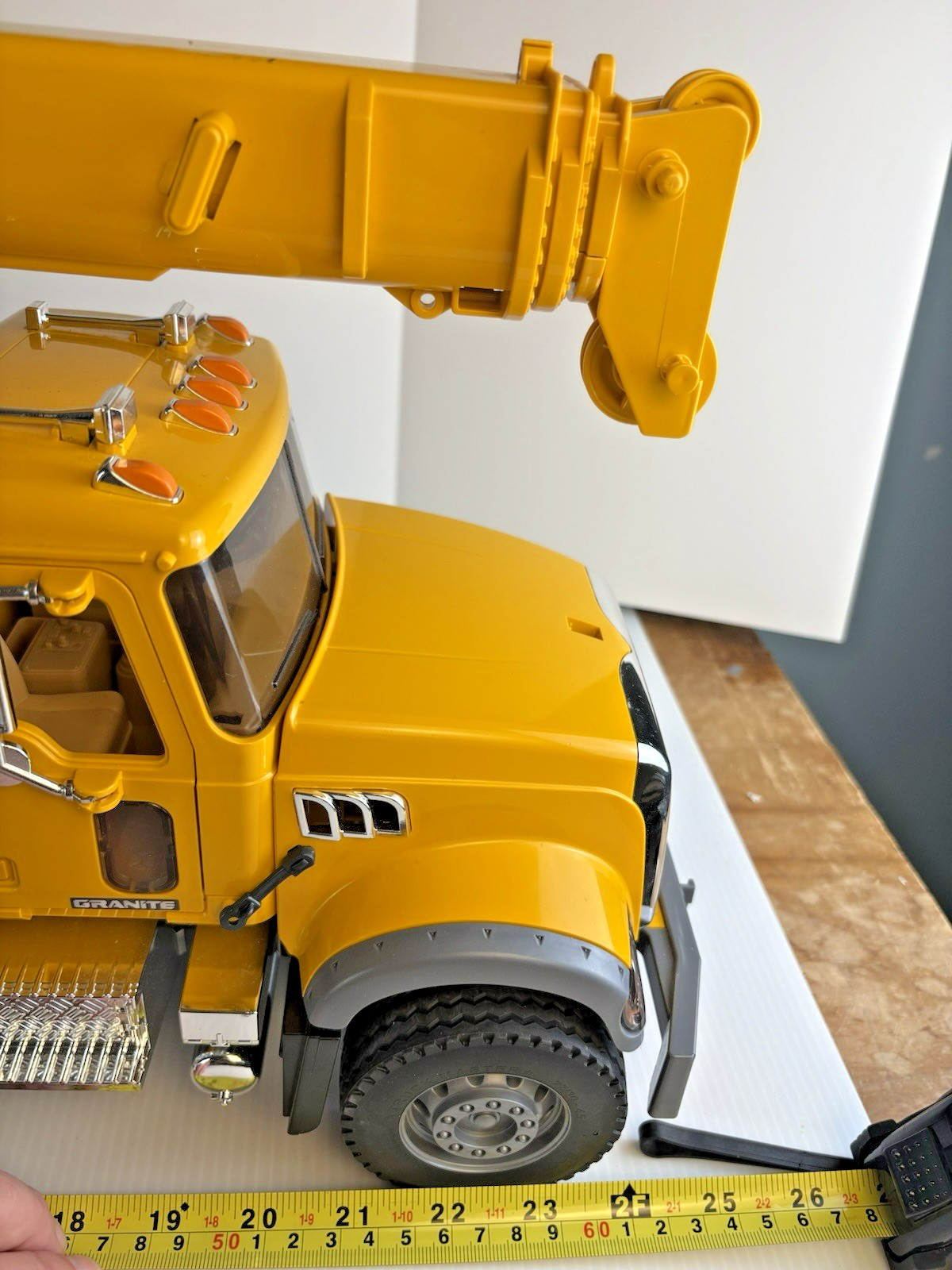Bruder Mack Granite Liebherr Crane Truck 1:16 Scale 25 Inch Complete Working