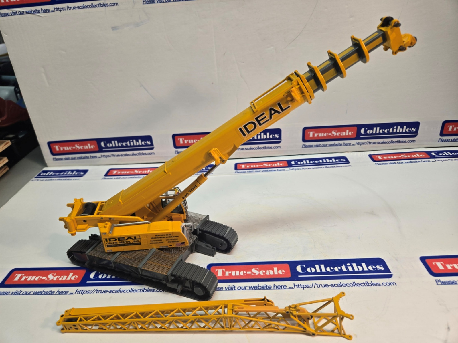 1/50 Custom IDEAL CRANE Liebherr LTR 1220 Hydraulic Crane – FREE SHIPPING !!!