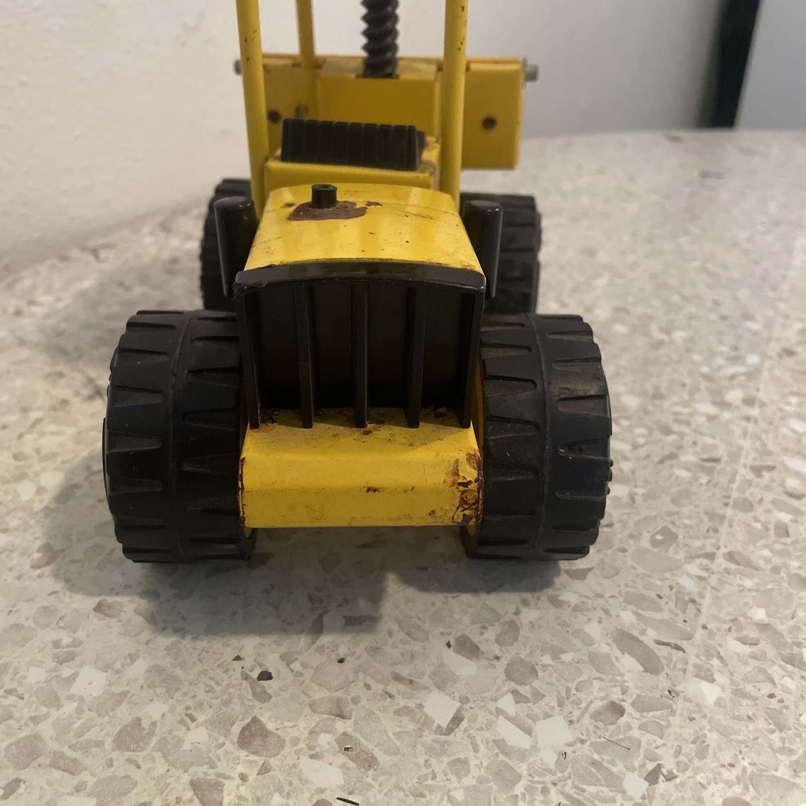 Tonka Forklift Truck # 52900 • XR-101 • Pressed Steel Metal Toy • 1970s Vintage