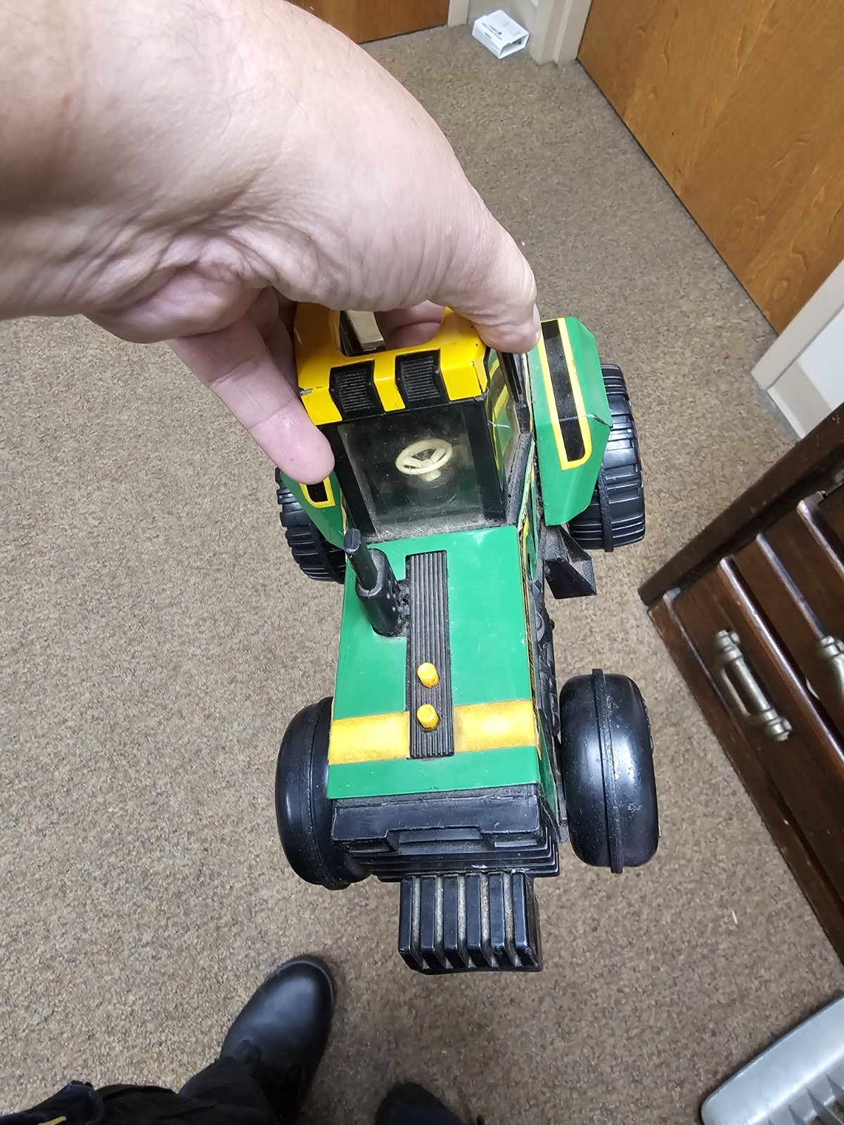 Buddy L Tractor Workhorse Big Bruiser Vintage early 1990’s Green/Yellow