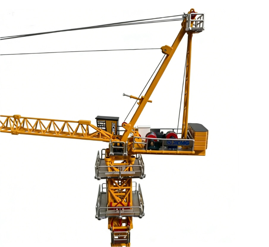 1:100 72CM XCMG XGL190-14S Luffing Tower Crane Constuct Equipment Diecast Model