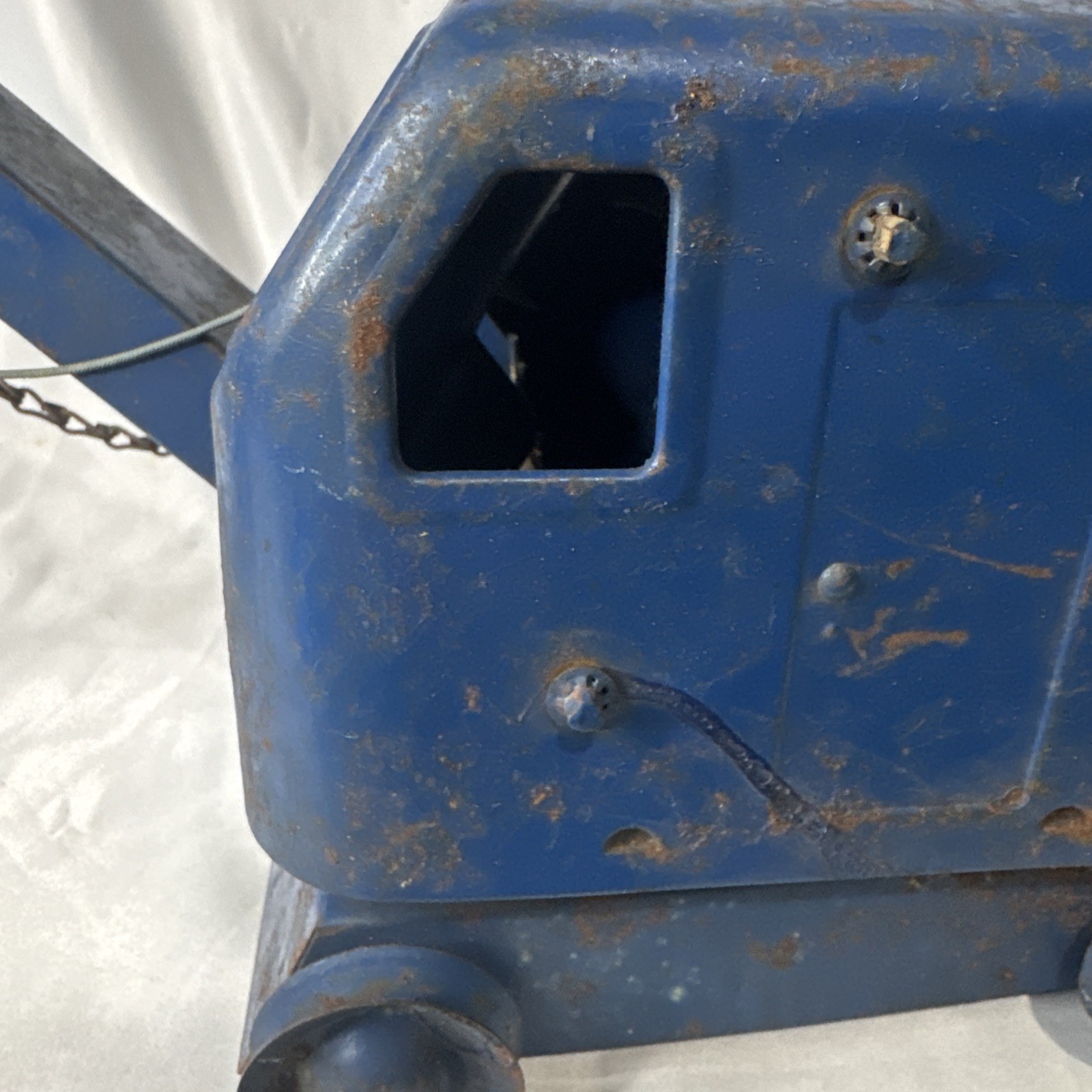 Vintage STRUCTO TOYS Steam Shovel Construction Equipment Pressed Steel Excavator