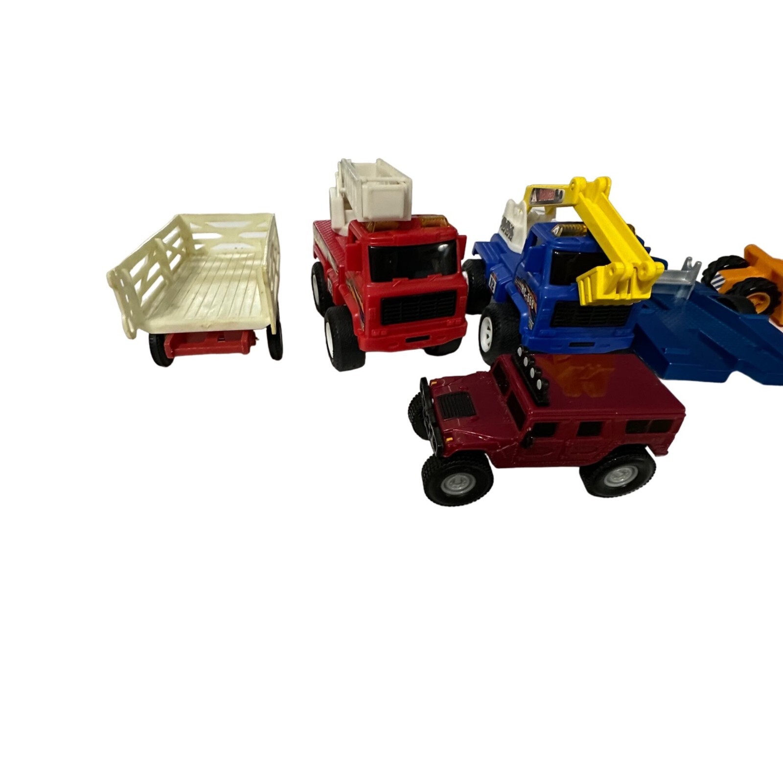 Lot of 10 random plastic farming construction toys